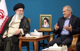 دیدار رئیسجمهور با رهبر انقلاب پیش از حضور در نشست سازمان ملل