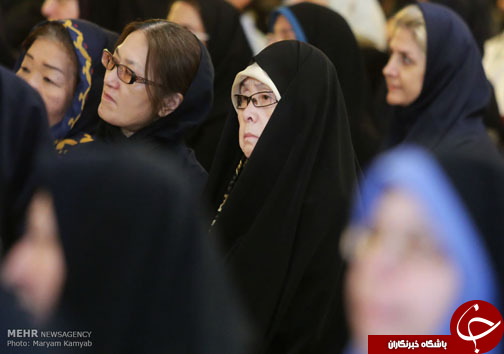 عکس/ حجاب جالب بانوی ژاپنی در تهران