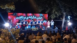 جشن شکرانه برداشت توت فرنگی در بهنمیر