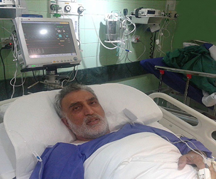 حسين فرکي در بخش مراقبت‌هاي ويژه 